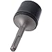iuniq Hammer Bit Power Tools Practical Lamination Leveling Electric Hammer Bit Light Weight SDS-Plus Shank Rubber Hammer Heads Wall Tile Sheet