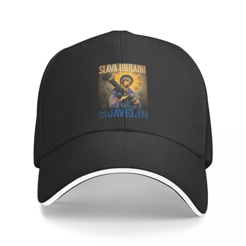 DTDSWNCD Clásico St. Javelin De Ucrania Hombre Gorras De Béisbol Gorra De Visera Sombrilla Sombrero De Ciclismo Cool