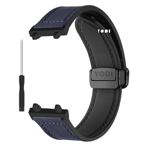 Image of YODI Strap Band Compatible with Amazfit T-Rex 2 Smartwatch Only Soft Silicone | Nylon | Chain | Leather Watch Straps with Installation Adjuster Tool For Amazfit TRex 2