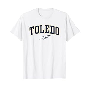 Toledo Rockets Arch Over Logo Officially Licensed T-Shirt