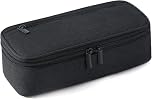 KUIZHEN Black Pencil Case, Large Capacity Pencil Cases for Boys, Angoo Pencil Case, Pencil Pouch with Compartments for Organising Stationery, School Office Supplies