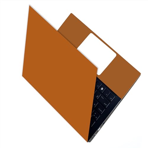 BAEYE Full Laptop Skin Stickers HD Quality Sticker for Laptops Upto 15.6" (Dustproof|Waterproof|Scratchproof|Reusable) - BE MED Brown FL1 (2236)
