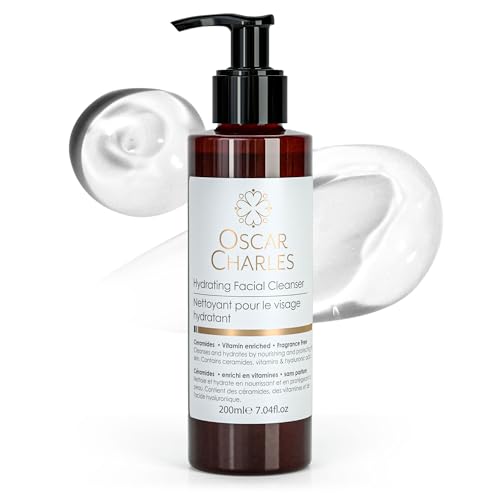 Oscar Charles Hydrating Facial Cleanser with Hyaluronic Acid Face...