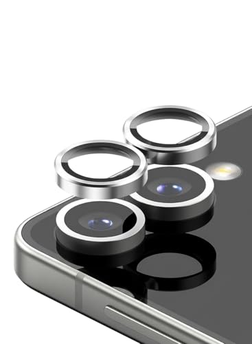 Glassology Lens Protector for Samsung Z Flip 7, Silver, HD Clear, Scratch-Resistant Shield