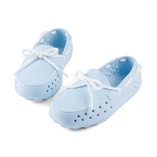 Image of People Footwear Senna Kids - Waterproof Slip-On Rubber Loafers, Lightweight Durable Boat Shoes for Boys & Girls, Non-Slip Water Shoes for Outdoors
