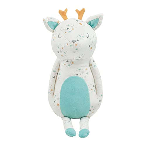 Image of GooseWaddle Super Soft Printed Plush Adorable Stuffed Animal for Kids, Doll, and Reindeer Lovers for Playtime and Cuddles (10" When Sitting) (Leo Reindeer)