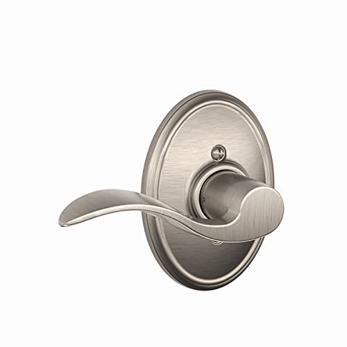 Image of Schlage F170 Acc 619 WKF Dummy Lock, One Sided Non Turning LH, Satin Nickel