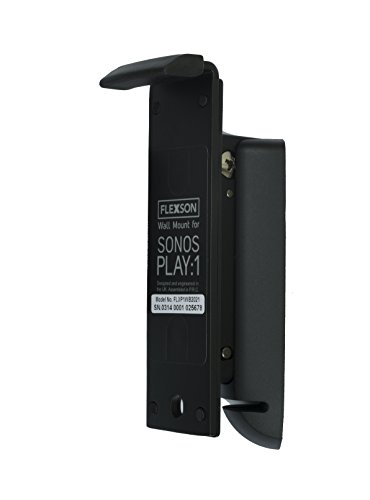 Support mural pour enceinte Sonos Play:1 Flexson noir réglable inclinable