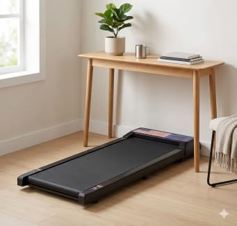 TRDTRD Under Desk Walking Treadmill, Portable Electric Treadmill with Remote Control, 0.6-4.0 MPH, 220 Lb Capacity