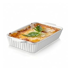 Casserole Dishes for Oven, 9×13 Ceramic Baking Dish, Casserole Dish Deep with Handles, Oven Safe and Durable Bakeware, Lasagna Pan for Home&Kitchen Decor Gifts