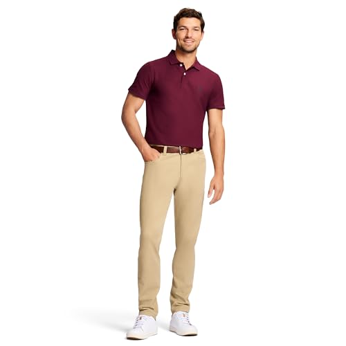 IZOD Men's Saltwater Stretch Twill 5 Pocket Straight Fit Chino Pant2