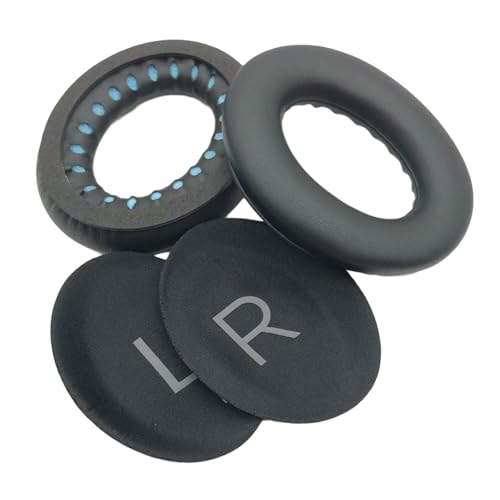 3. Almohadillas ligeras ventiladas para auriculares QC45, resistentes al sudor, reducción de ruido, almohadillas de esponja suave