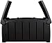 Price comparison product image CHARLES BENTLEY 322L Storage Box, Black, Butterfly Lid, Weatherproof, Robust Padlock Hole, Large Capacity, Water Resistant, Robust, Polypropylene, Outdoor, Indoor, Ribbed Lid, Accessory (115x60x55cm)