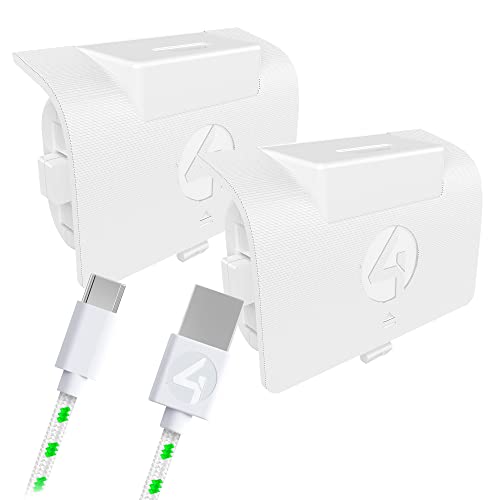Image of 4Gamers SX-C8 X Twin Play & Charge Battery Pack, White