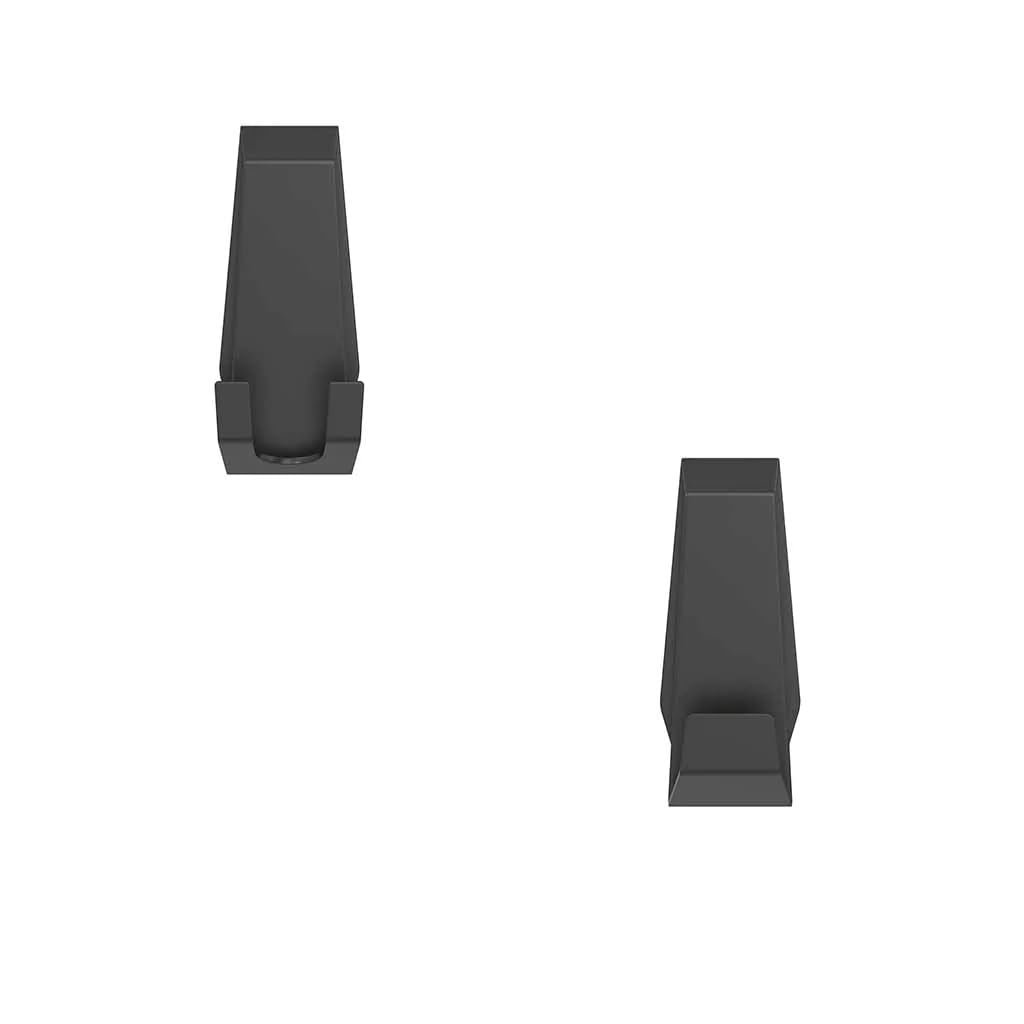 Photo 1 of Better Living Products 13866 Facet 2 Hook Set, Matte Black