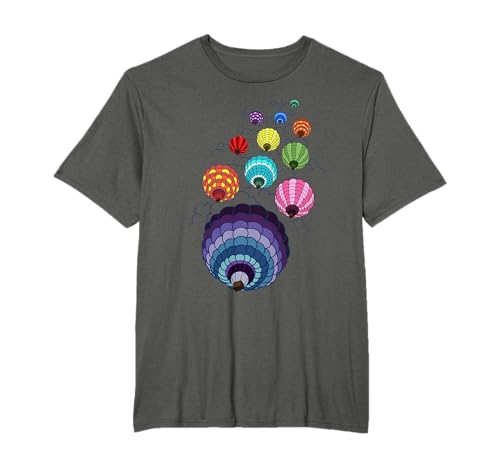 Hot Air Balloons Festival Tshirt Balloon Ride Summer Kids T-Shirt