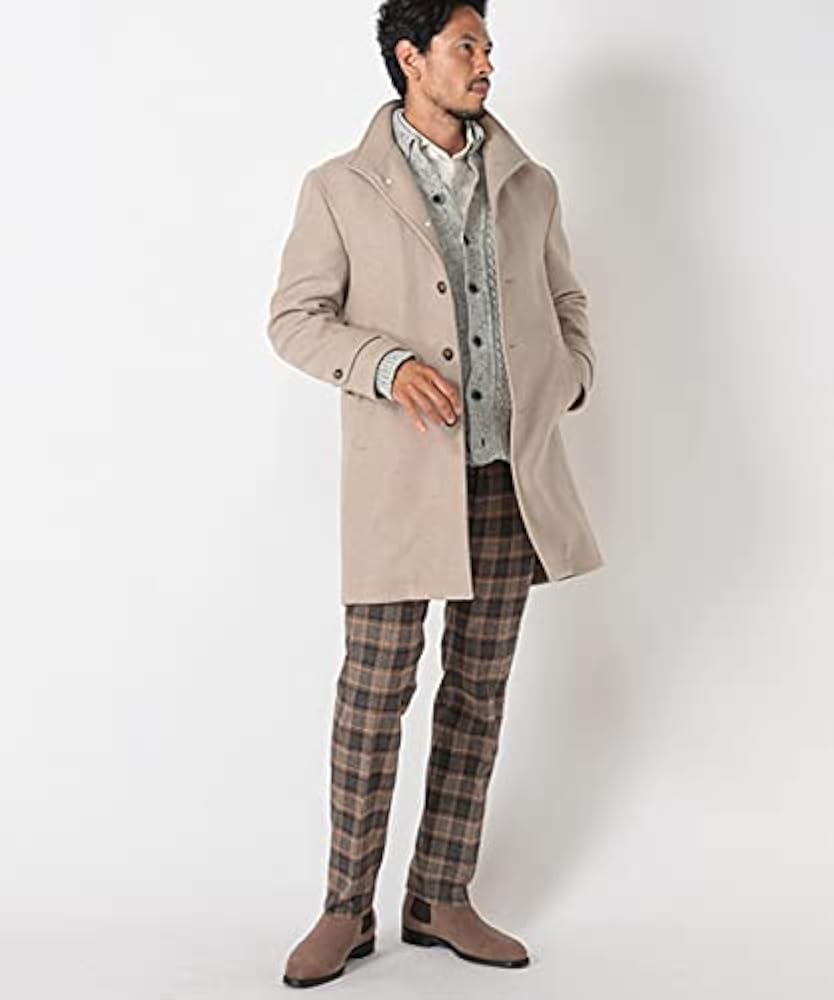 エルモ　メンズビギのダブルのコート　イタリアardites社製生地使用 メンズビギのダブルのコート イタリアardites社製生地使用