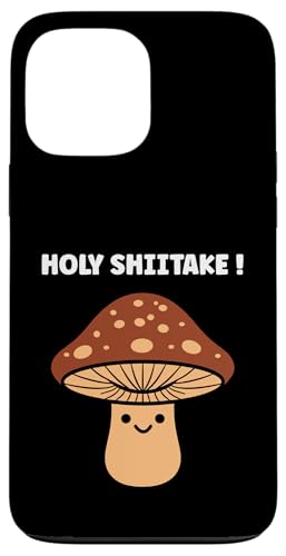 Funny minimalist mushroom simple holy shiitake �X�}�z�P�[�X iPhone 13 Pro Max �p