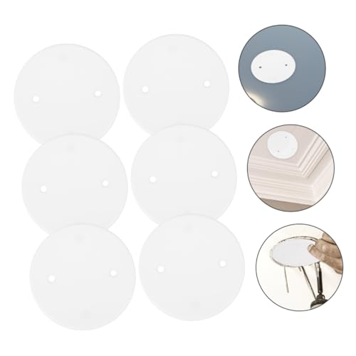 Cache Prise Étanche Octogonal Blanc pour Plafond et Boîte Électrique x60 - 4