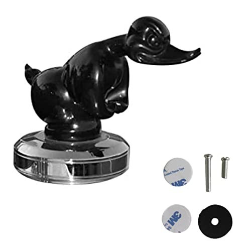 Direa 3D Painted Angry Duck Hood Ornament, Cute Little Angry Duck For Trucks Decors, Bar Pub Club Wall Decor, Front Hood Car Sticker, Car Decoration Accessories #TOP1