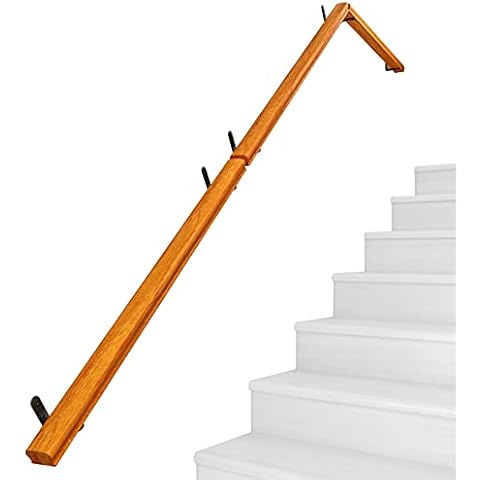 qiaosiye Pine Handrails Kit for Stairs Cover
