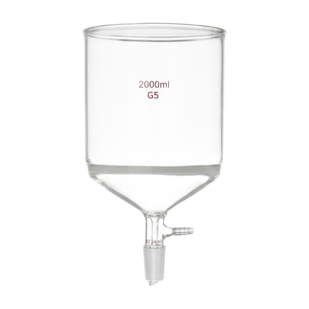 Lejek Büchnera G5 Szklany Spiek Ultra Drobny Filtr Osadu Szlif-2000ml