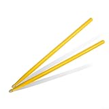 TDCuizent Paire de baguettes pour débutants en bois 5 A 7 A avec pointe ovale Multicolore ...