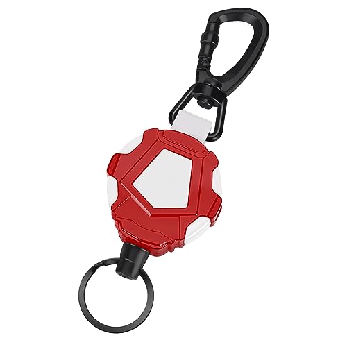 Porte-badges rétractables et porte-clés rétractable robuste avec câble acier