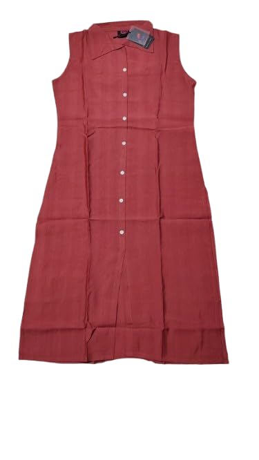 Unisex Cotton Sleepwear Set, Burgundy Button-Down Shirt with Elastic Waist Pyjama, Loungewear