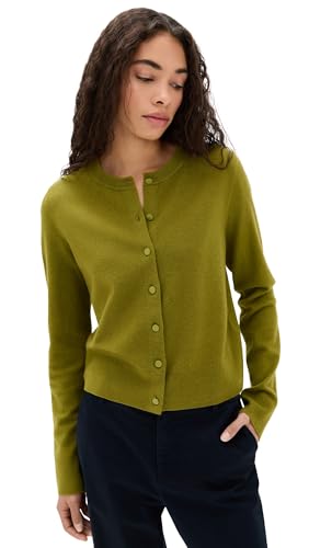 Vince Women's Tipped Half Moon Cardigan