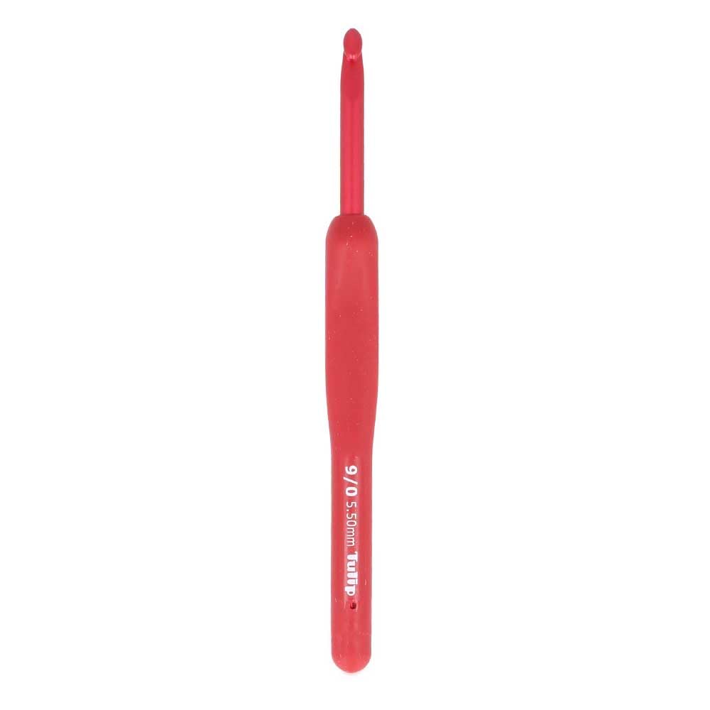 Tulip Etimo Red Crochet Hook Soft-Grip 5.5 mm - 1 piece