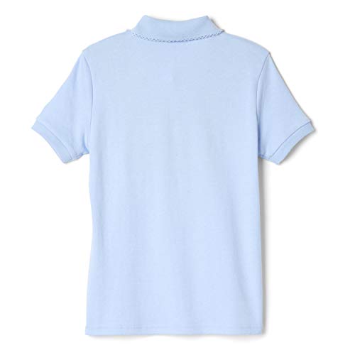 Image of French Toast Girls' Short Sleeve Picot Collar Polo School Uniform Shirt (Standard and Plus)