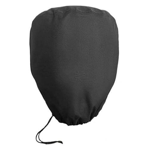 ZYWUOY Housse de moteur pour tondeuse à gazon, coupe-bordures, tronçonneuses, débroussailleuses et taille-haies - Tissu Oxford 420D très résistant - Imperméable - 12,8 x 17,3 cm - Noir