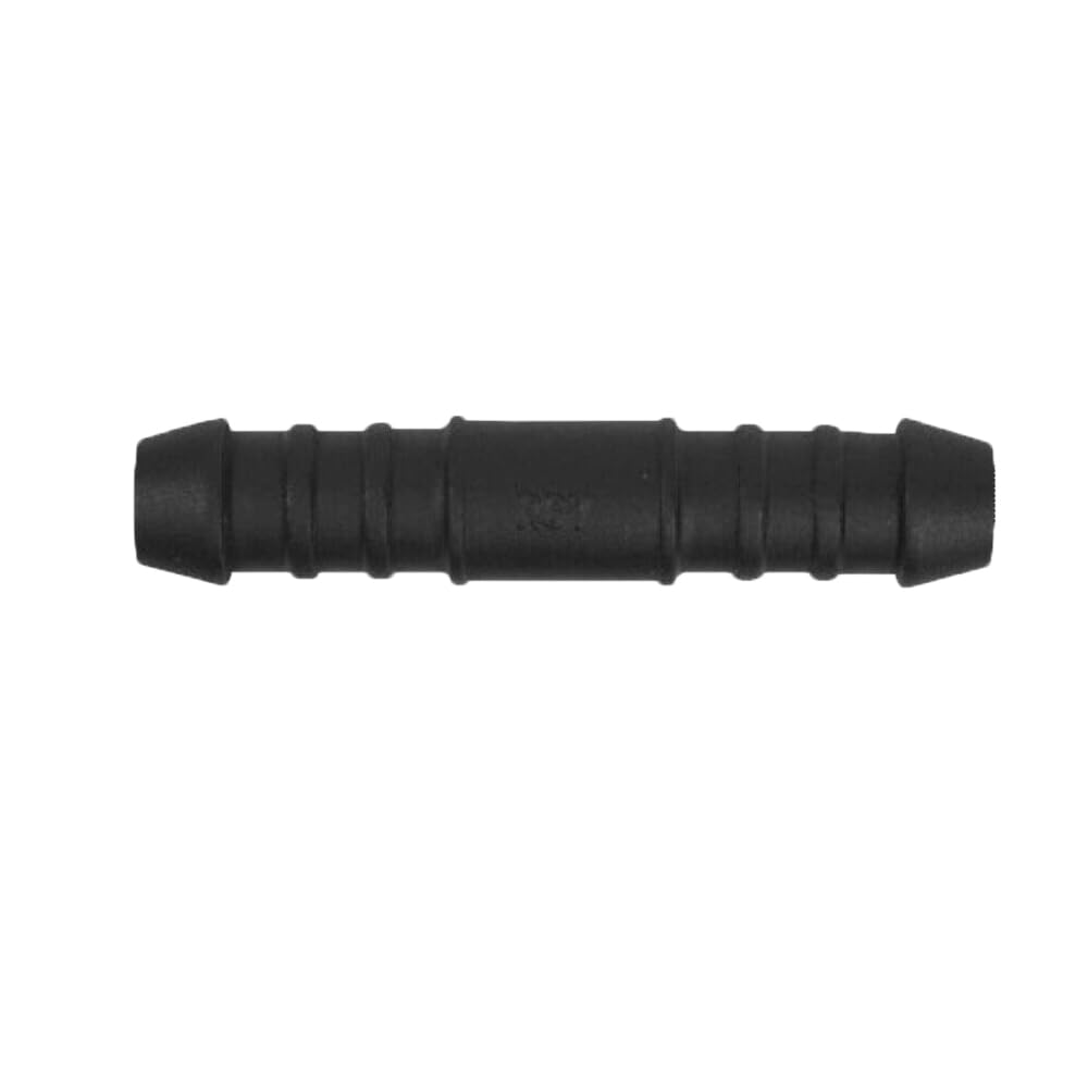 Kafton Black Drip Irrigation Fittings Barbed Plastic Hose Garden Parts & Connectors Automatic Irrigation (Straight 12Mm, 2)