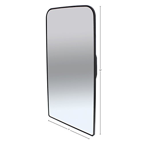 United Pacific Kenworth Main Replacement Mirror Insert For T600/T660/T800 Series, Main Mirror W/Defrost Function – Main Mirror Only - 1 Unit #TOP1
