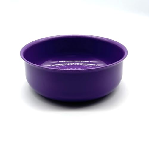 6 Stück Schale Bowl 200 ml im Set Dessertschale Schüssel Müslischale Frühstücksset Kindergeschirr Campinggeschirr, aus Kunstsoff, Mehrweggeschirr, Farbe violett