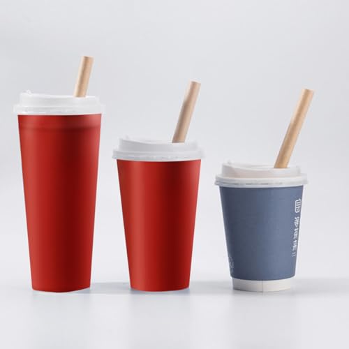 Pitillos desechables de papel kraft Beige 20 cm miniatura 5