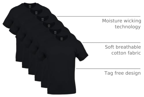 Image of Gildan Men's Crew T-Shirts, Multipack, Style G1100