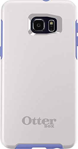OTTERBOX Symmetry Series Case for Samsung Galaxy S6 Edge+ - Retail Packaging - Powder Purple (Whisper White/Periwinkle Purple)