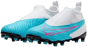 NIKE Jr Phantom Gx Academy DF FG/MG, Sneaker para crianças, Azul