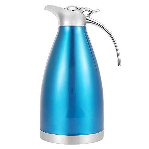 Garrafa térmica de aço inoxidável, garrafa térmica de 1,5 l com isolamento térmico de parede dupla a