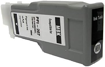 Miniatura 2 de Cartucho de tinta compatible de repuesto para Canon PFI-207 PFI-207MBK 8788B001AA (negro mate) para uso Canon iPF680 iPF685 iPF780 iPF785, tanque de