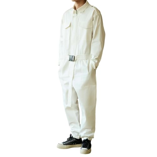 Overol informal de hip hop para hombre con pantalones cargo de primavera 3