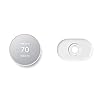 Google Nest Thermostat - Smart Thermostat for Home - Programmable Wifi Thermostat & Trim Kit - Made for the Nest Thermostat - Programmable Wifi Thermostat Accessory - Snow