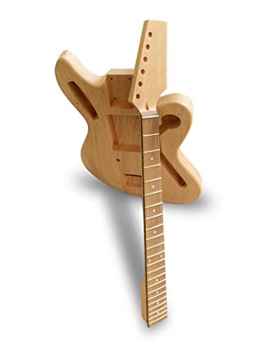 Fistrock Diy Electric Guitar Kit Beginner Kit 6 String Right Handed With Mahogany Body Mahogany Neck Rosewood Fingerboard Chrome Hardware Build Your Own Guitar. #TOP5