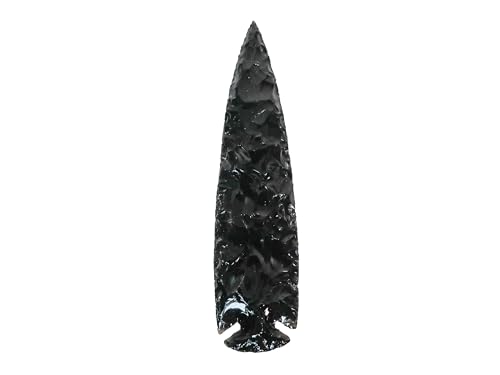 One (1) Black Obsidian Arrowhead: 6