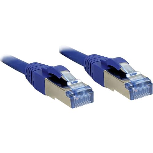 LINDY Câble réseau Cat.6A S/FTP, cuivre, LSOH, 500MHz, Bleu, 7,5m