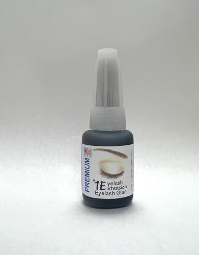 #1 Eyelash Extension Premiun Glue 10ml, no Fume Excellent for Volume lash and Light Flare Extension Retention up to 8 Weeks.