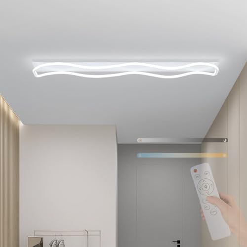 Plafonnier corridor et couloir LED blanc de 60cm pour ambiance d'hôtel