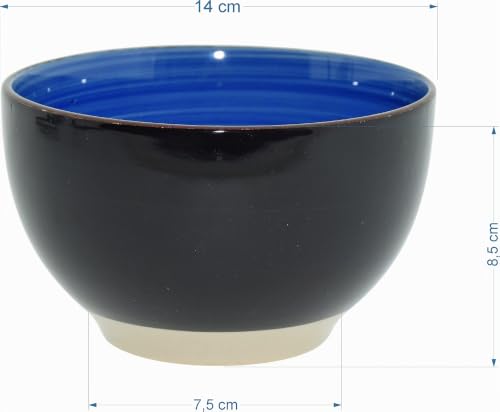 Schalen Set 6 teilig 650 ml · Müslischalen Set · Schüsseln bunt · Obstschale Suppenschüssel Salatschale Eisschale Ramenbowl · bunte Schalen… – Ansicht 4
